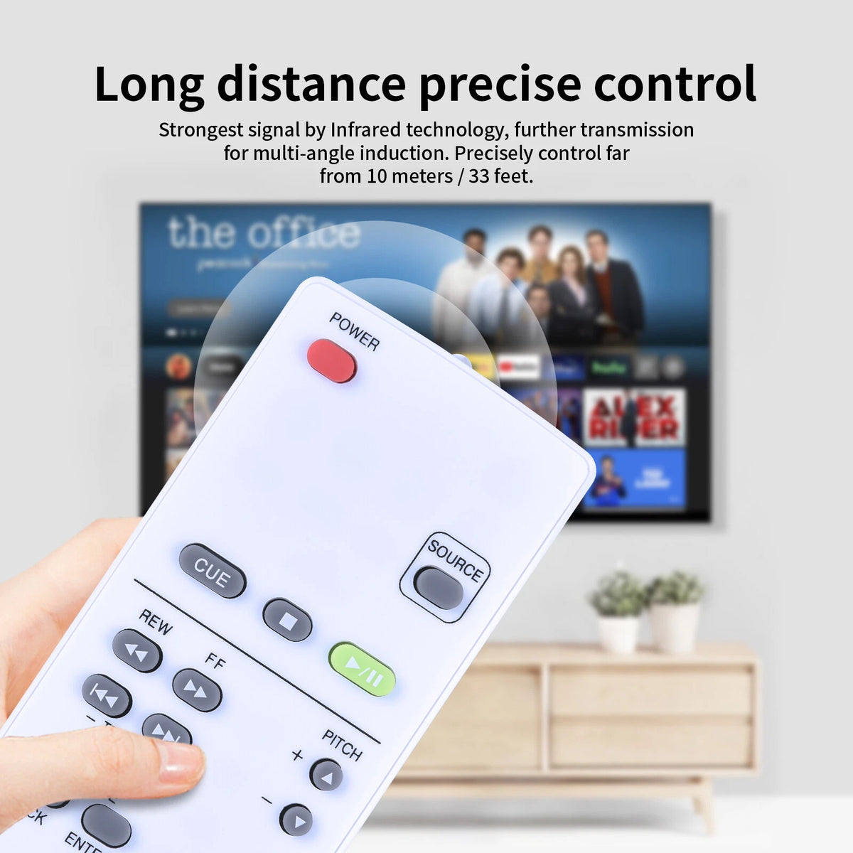 RC-1176 Remote Control For Denon DVD Audio DN500C