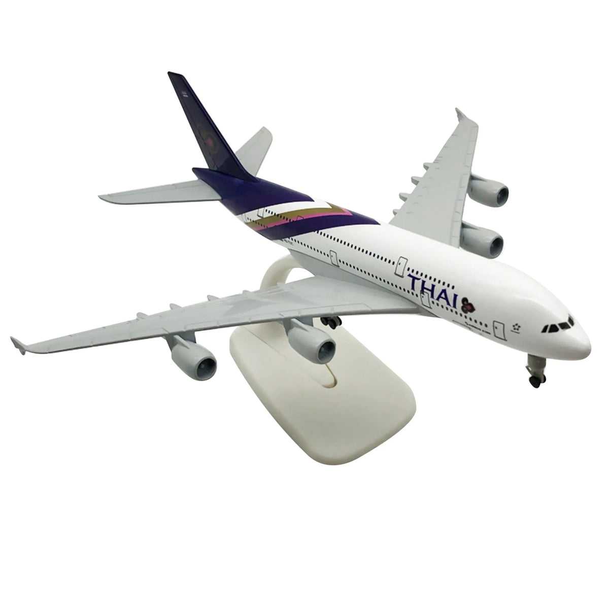 1:400 20cm Aircraft Thai Airways A380 Alloy Plane Model Craft Souvenir Ornaments