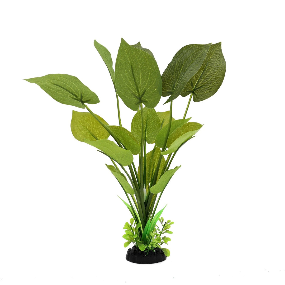 ALEGI Silk Aquarium Plants, 12 Inch Artificial Plants 2 Pack, Green