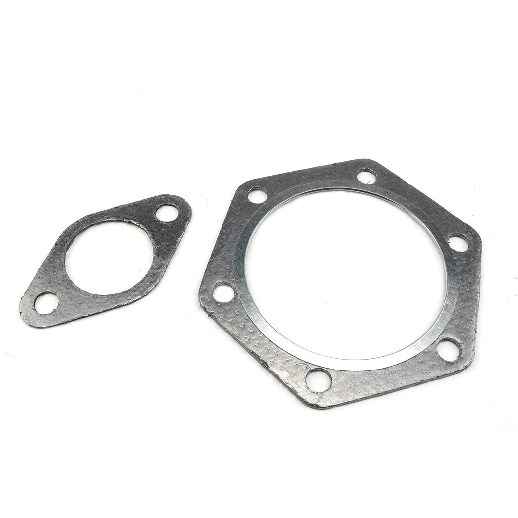 For EZGO 2 Cycle Gas Golf Cart 1980-88 Top End Gasket Set Cylinder, Head,Exhaust