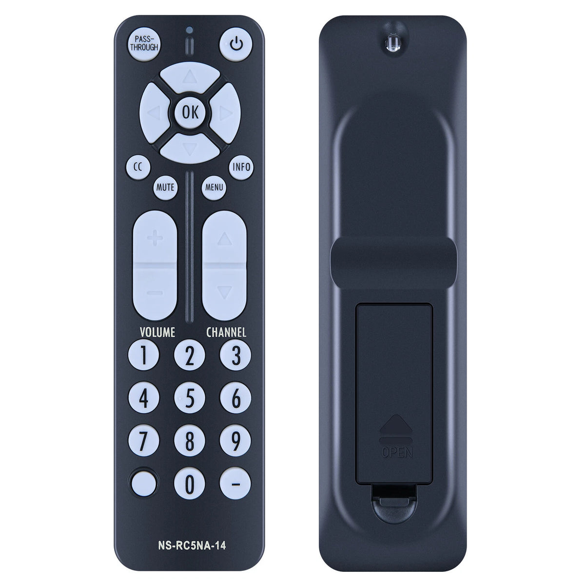 NS-RC5NA-14 Remote Control For Insignia Digital Analog TV Converter Box NS-DXA2