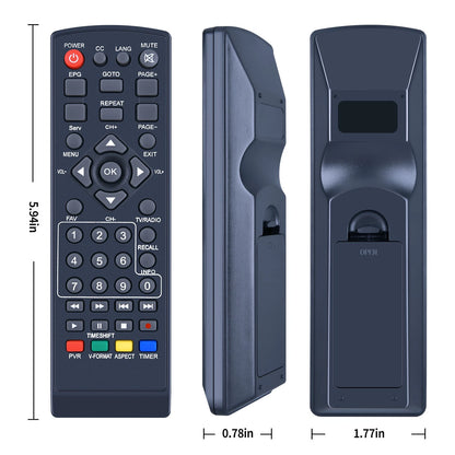Remote Control For TOP-ENERGY TE2024 Digital TV Converter Box
