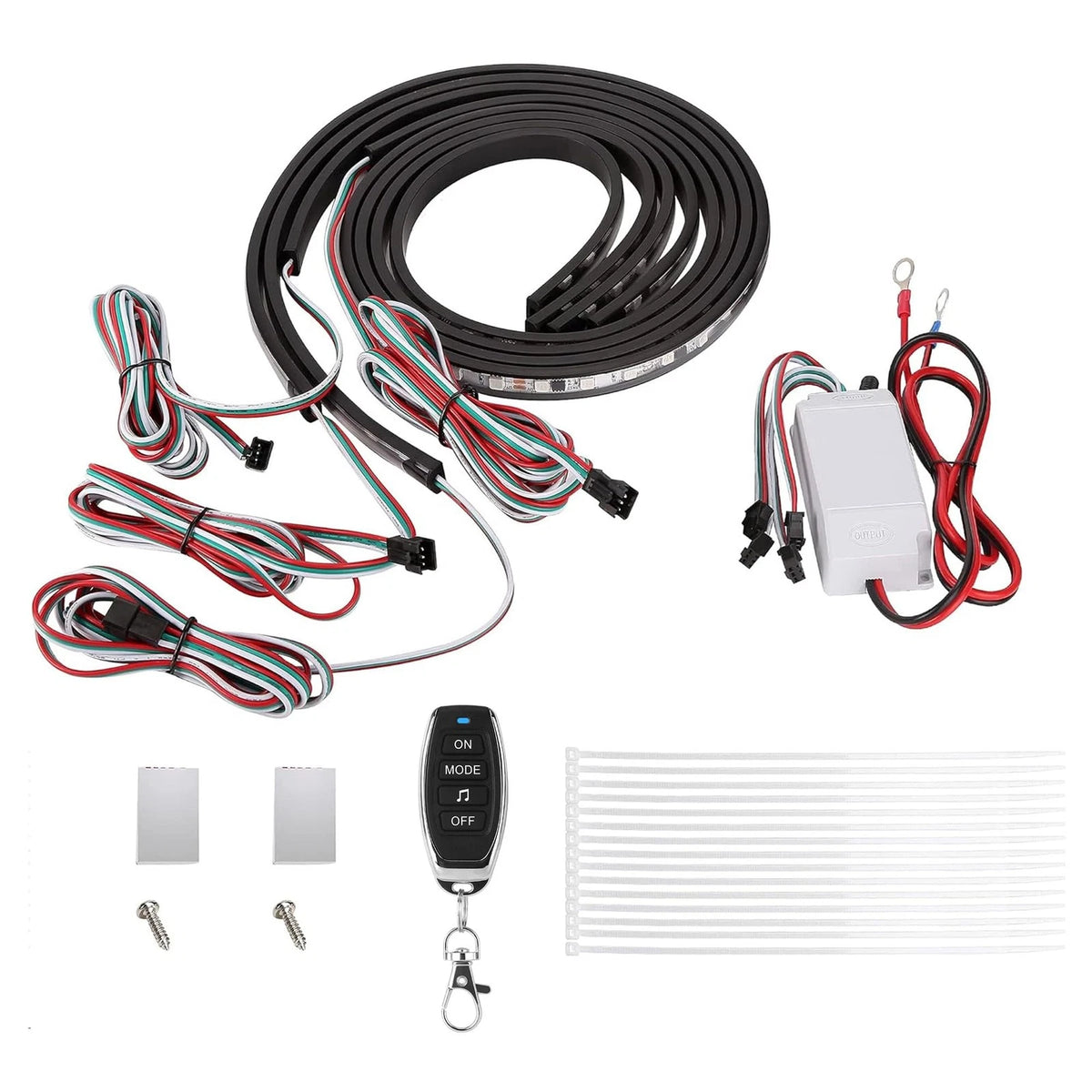 10L0L 4PCS Golf Cart Underglow LED Light Kit, Underbody Lights Kit