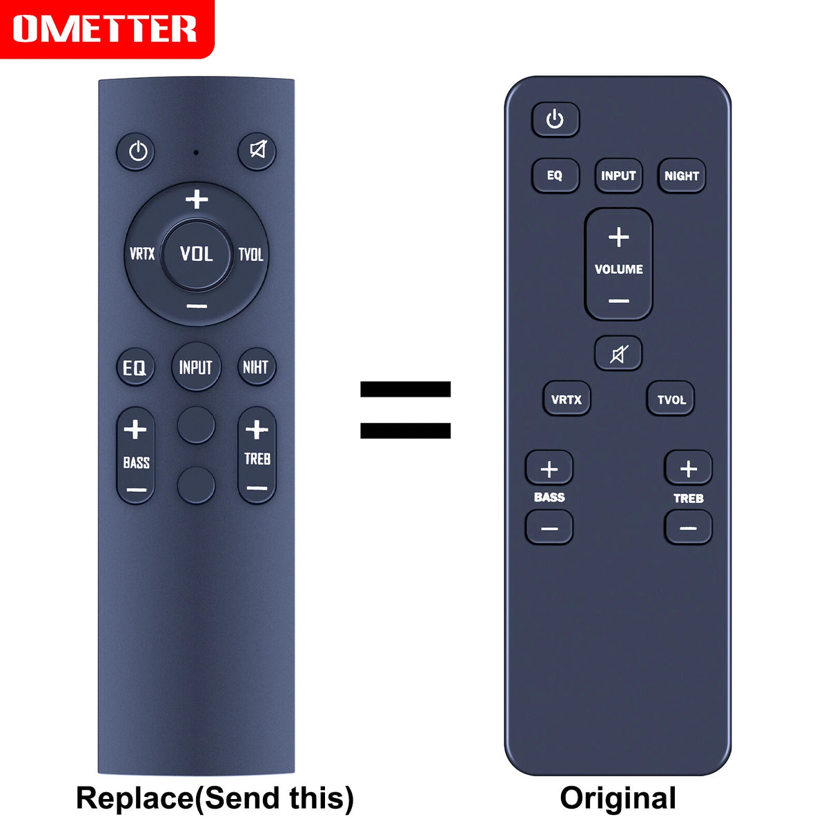 Remote Control For Boston Acoustics TVee Model 22 Sound Bar TV Soundbar