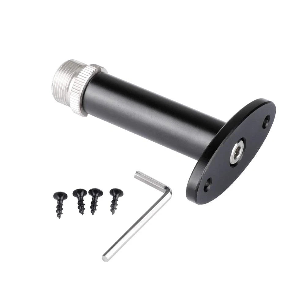 CAMVATE Wall Mount Bracket With 5/8"-27 Male Screw 5 x 6.5 x 2.2 cm, black