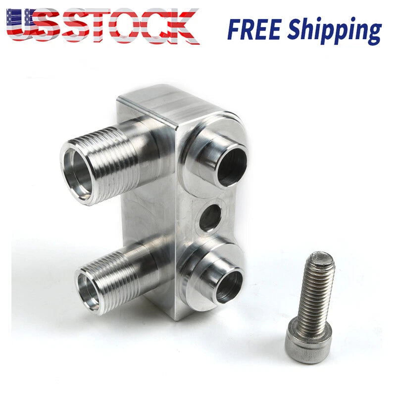 Adapter fitting CNC Machined For LSX LS1 Swap  AC Compressor