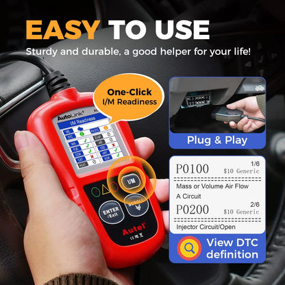 Autel Professional OBD2 Scanner AL319 Code Reader, AL319,