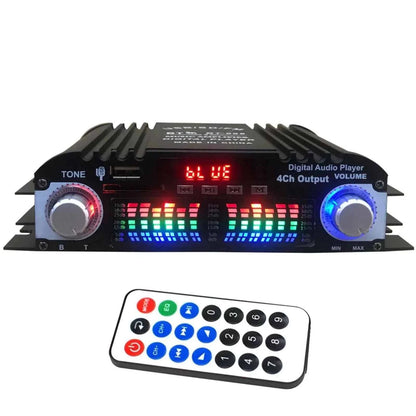 Power Amplifier 4 Channel Mini HiFi Digital Stereo Audio Car Home 5.0/
