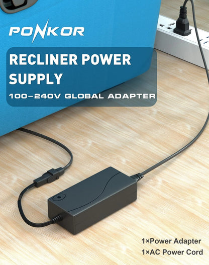 Power Recliner Supply, AC/DC Switching Supply Transformer Black
