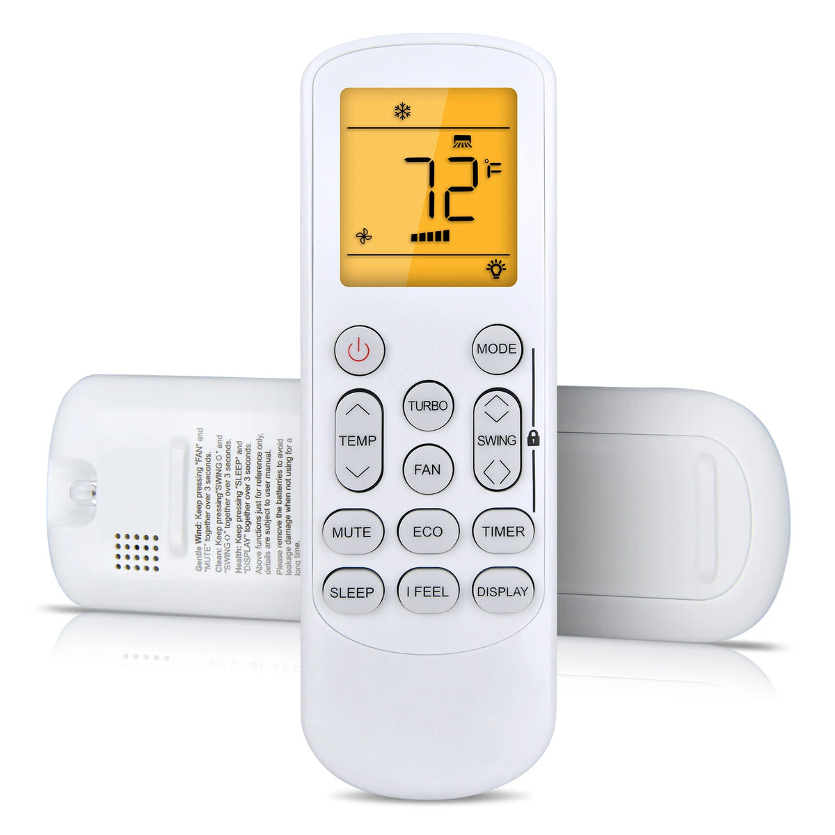 Remote For DELLA Vario / Econo Series Mini Split Air Conditioner With backlight