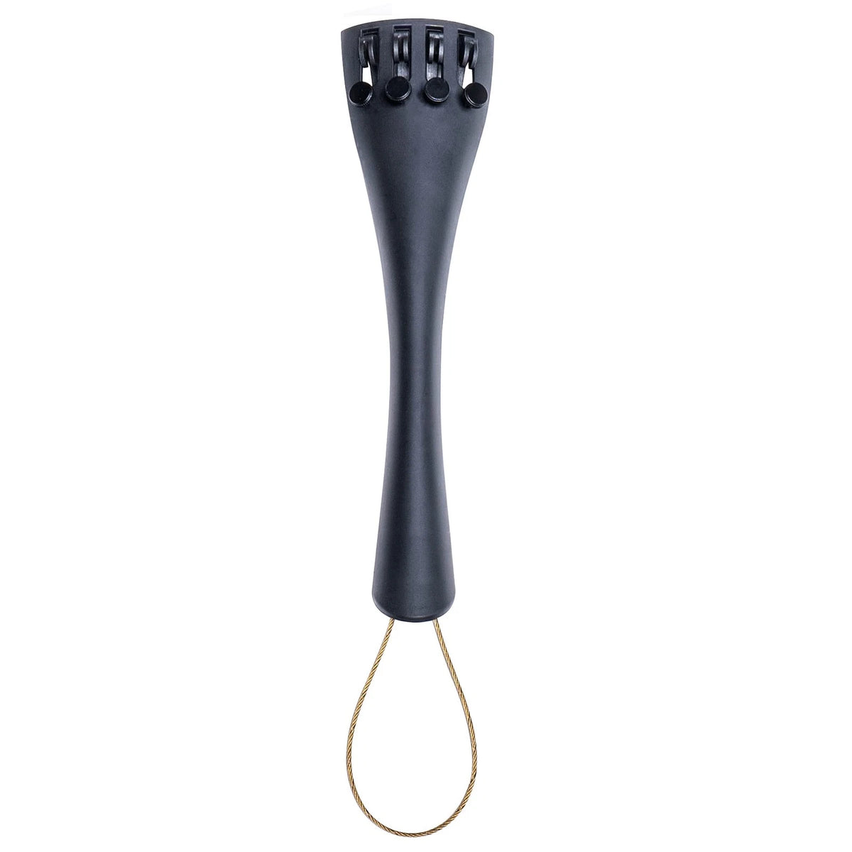 MI&VI French Model Carbon Fiber Tailpiece (4/4 Cello) with Cello 4/4, Black