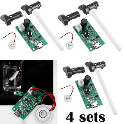 For DIY Humidifier Upgrade 4PCS USB Ultrasonic Fogger Driver Board Set Durable