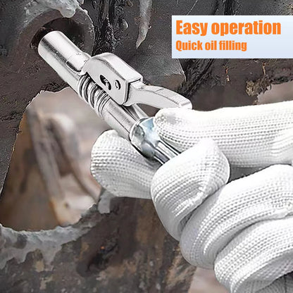 2PCS  High-Pressure Quick Release Lock Oil Injection Nozzles 1/8" NPT Adapter