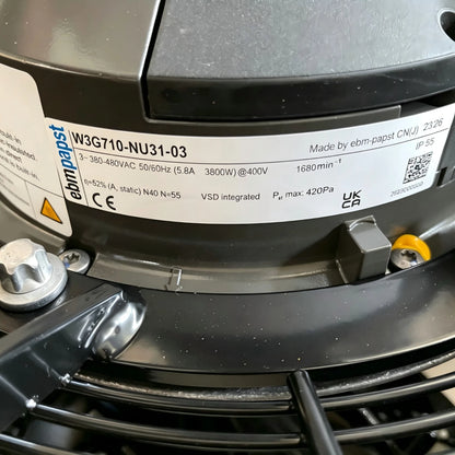 W3G710-NU31-03 IP55 for ebmpapst EC 400VAC 5.8A for Data Center Cooling Fan