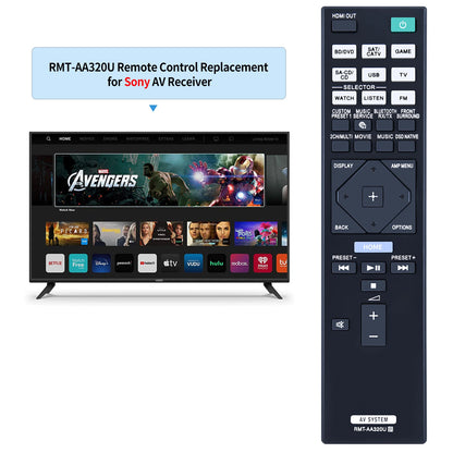 RMT-AA320U Remote Control For Sony AV Receiver STR-ZA810ES STR-DN1080