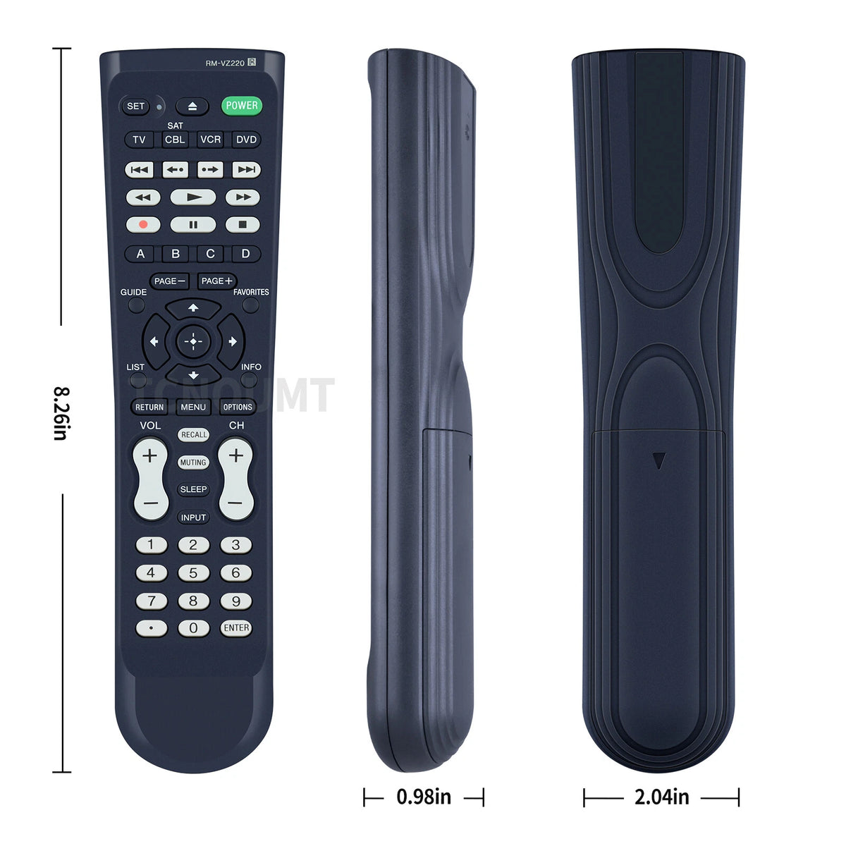 RM-VZ220 Replacement Remote Control For Sony 4 Device