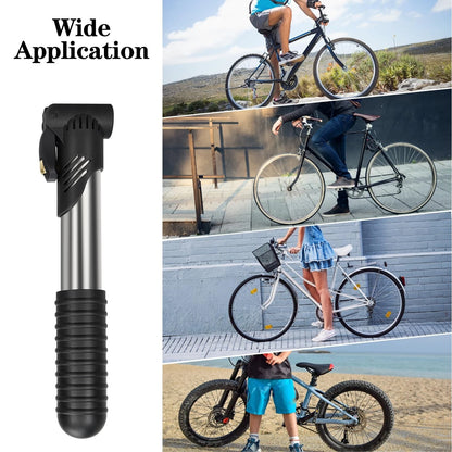Bike Repair Kit, Tire Multi-Tool+Inflator+Tire Black