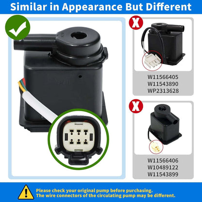 W11542867 Pump Replacement For Ice Maker For Whirlpool Maytag KitchenAid s