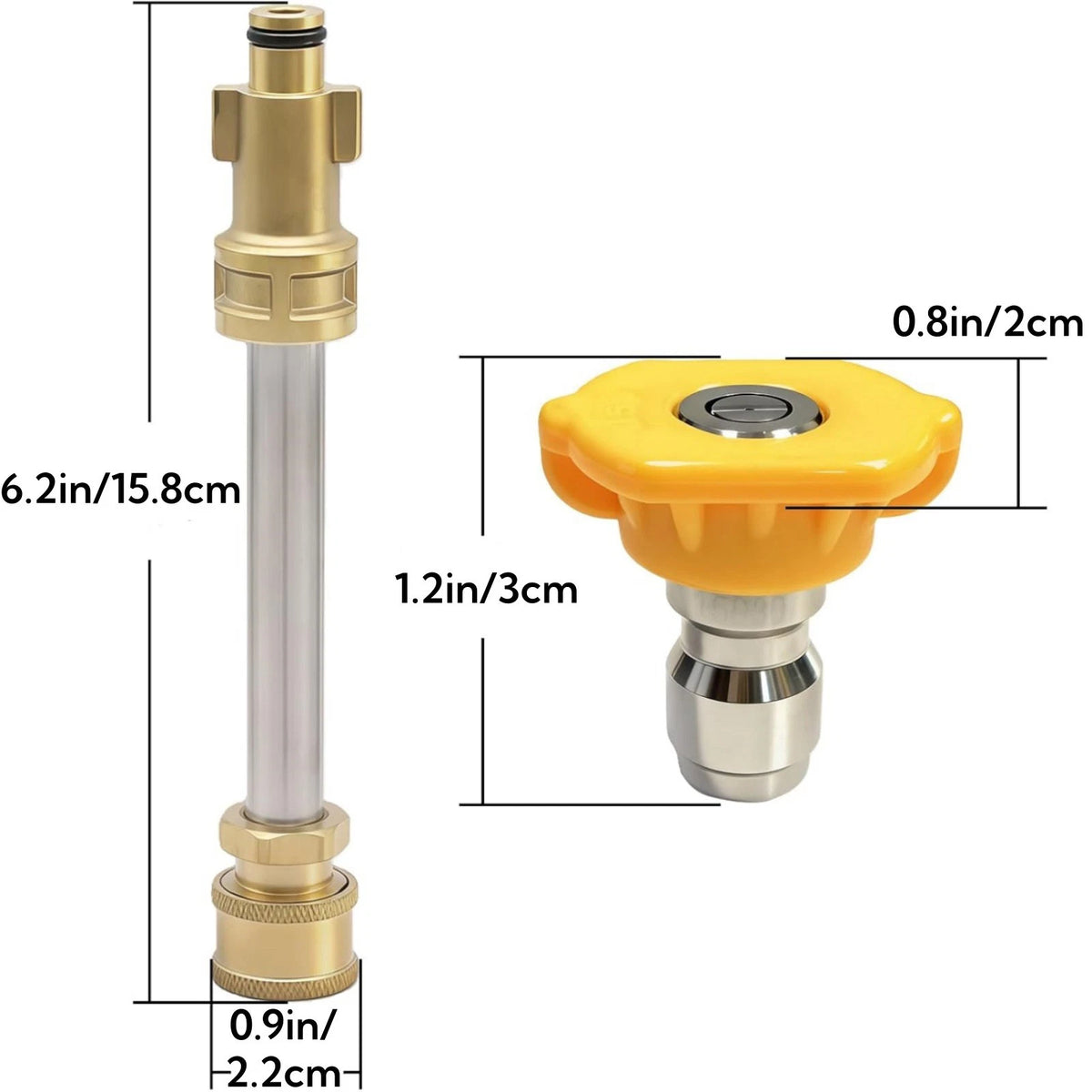 Pressure Washer Gun Adapter For Dewalt DCPW550 With 1/4'' Quick Connect System