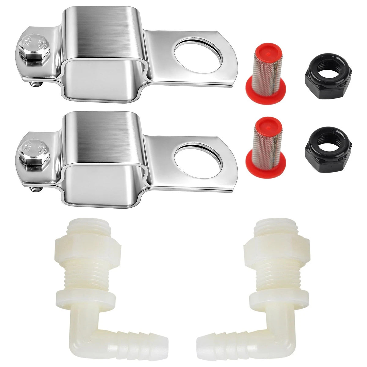 Spray Boom Repair Kit with 2 x 3/8" Polypropylene Elbow 3/8 Inch, White