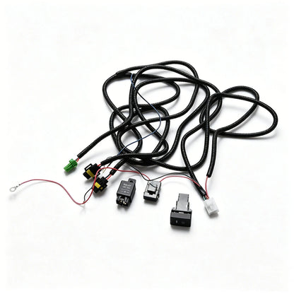 H11 Fog Light Wiring Harness Kit for Acura TL TSX RDX 12V 40A Relay LED Switch