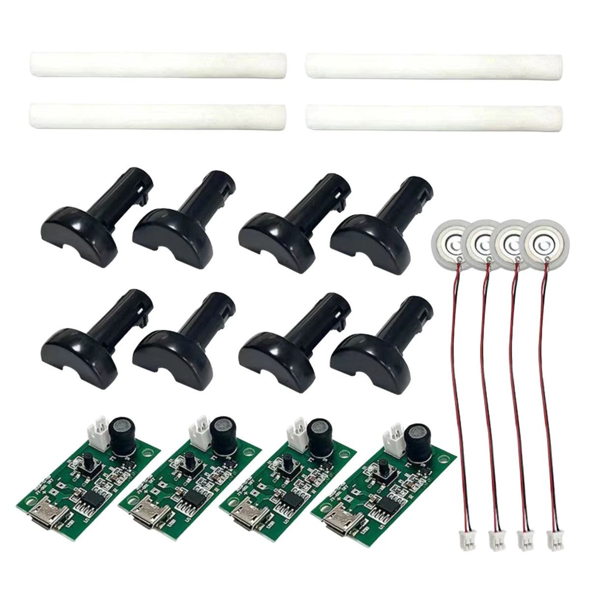 For DIY Humidifier Upgrade 4PCS USB Ultrasonic Fogger Driver Board Set Durable
