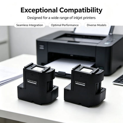 2PCS  Printer Waste Ink Tank Replacement Part S2101 For Epson Printer