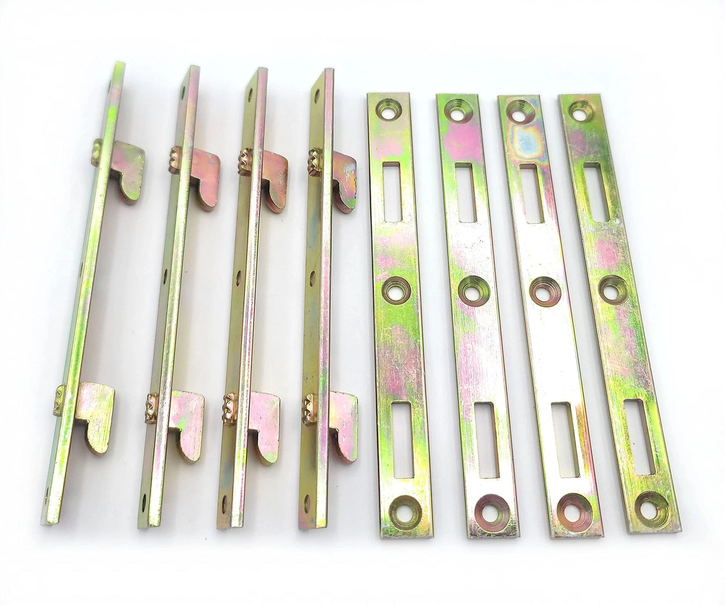 METAL MAGERY Bed Rail Fasteners 6" Set of 4 Brackets Heavy Duty Bed...