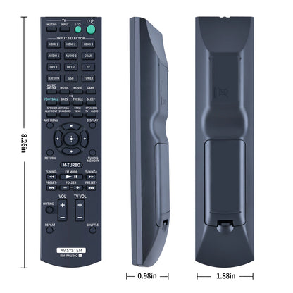 RM-AAU202 Remote Control For Sony AV System HT-M22 HT-M55 HT-M77 STR-KM77