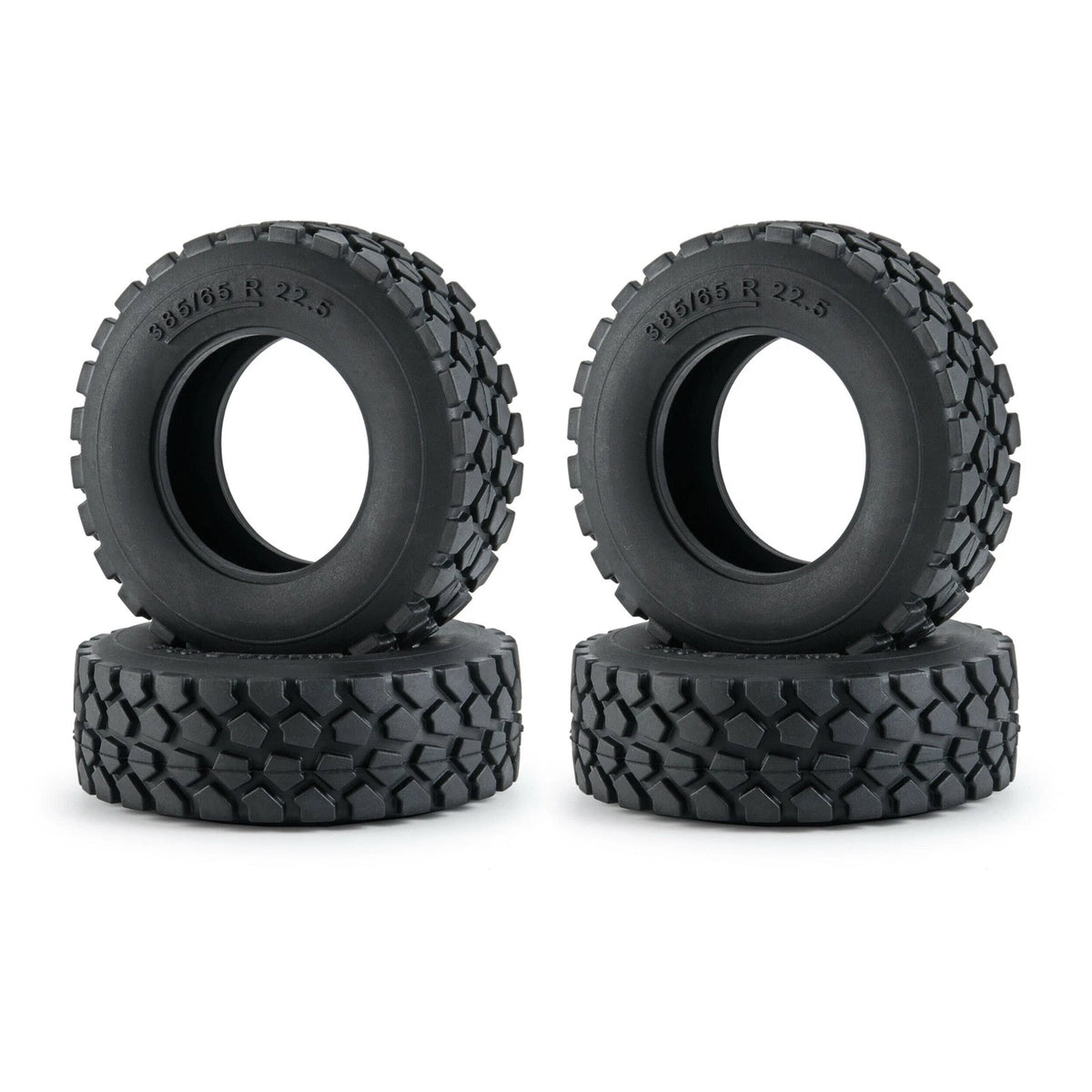 4* Rubber Tires Tyres For Tamiya 1/14 RC Tractor Truck Car Repair Parts