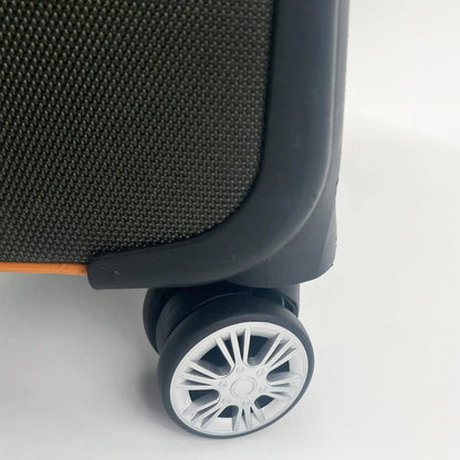 Zoofen Luggage Replacement Wheels 2 pcs Suitcase Silver