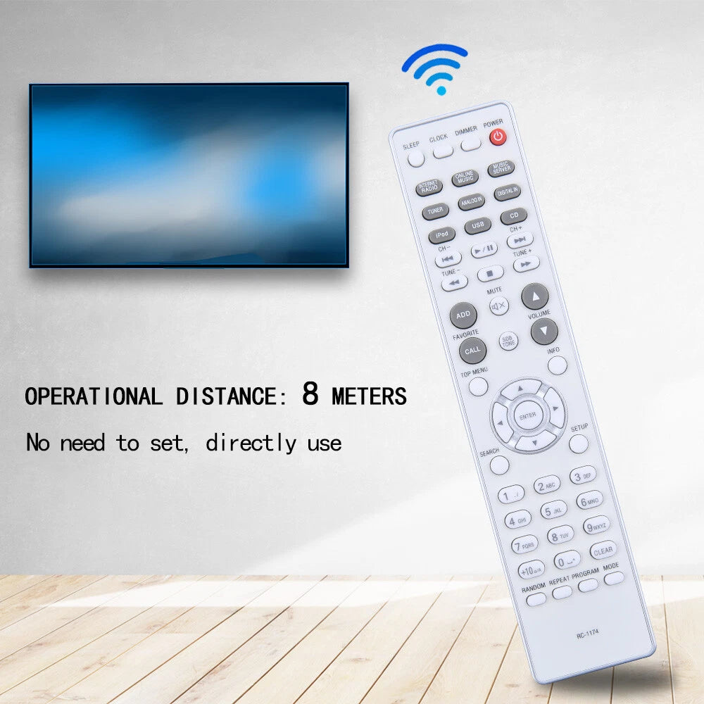 RC-1174 Remote Control For Denon Audio System RCD-N8 RCD-N9 RCD-N10 RCD-M39