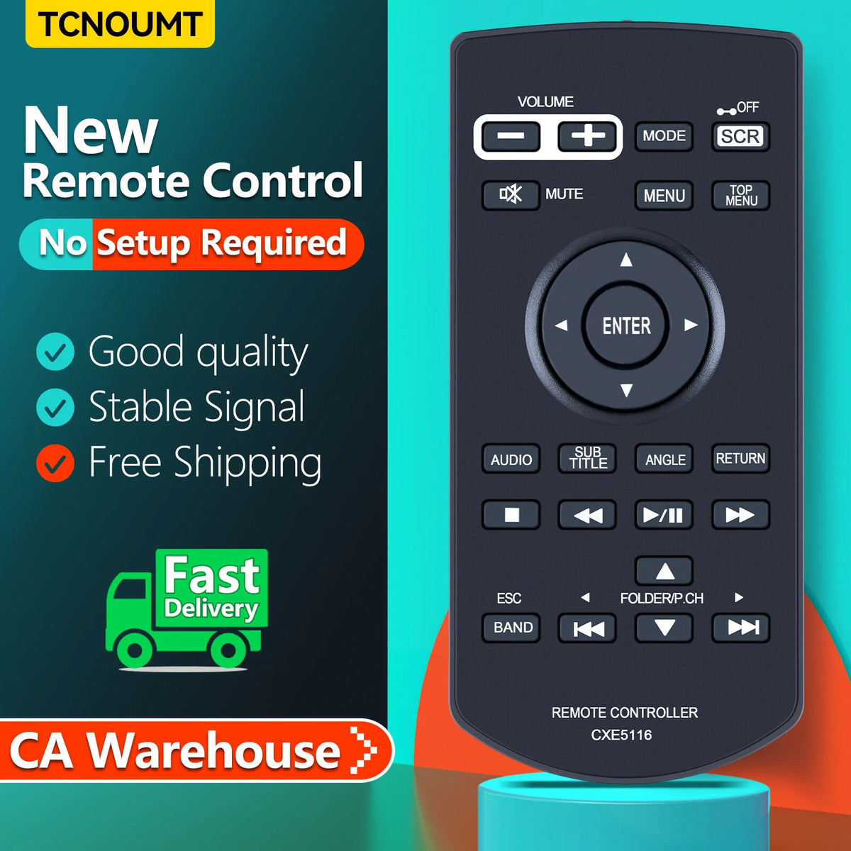 CXE5116 Remote Control For Pioneer Car Audio System DVD RDS AV Receiver AVH1300