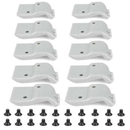 10x Leverless Mount Head Inserts Kit for CORGHI, Hunter TCX Tire Changer Gray