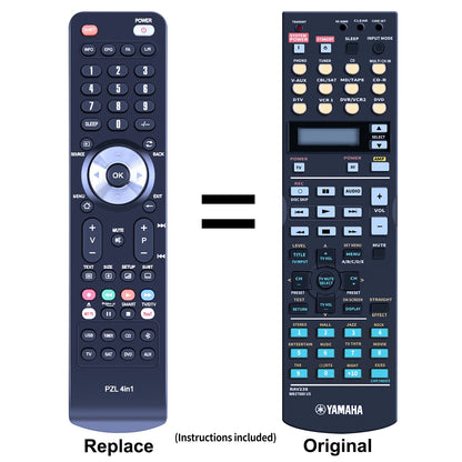 RAV238 WB37860 Remote Control For Yamaha RX-V1400, HTR-5790, HTR-5690