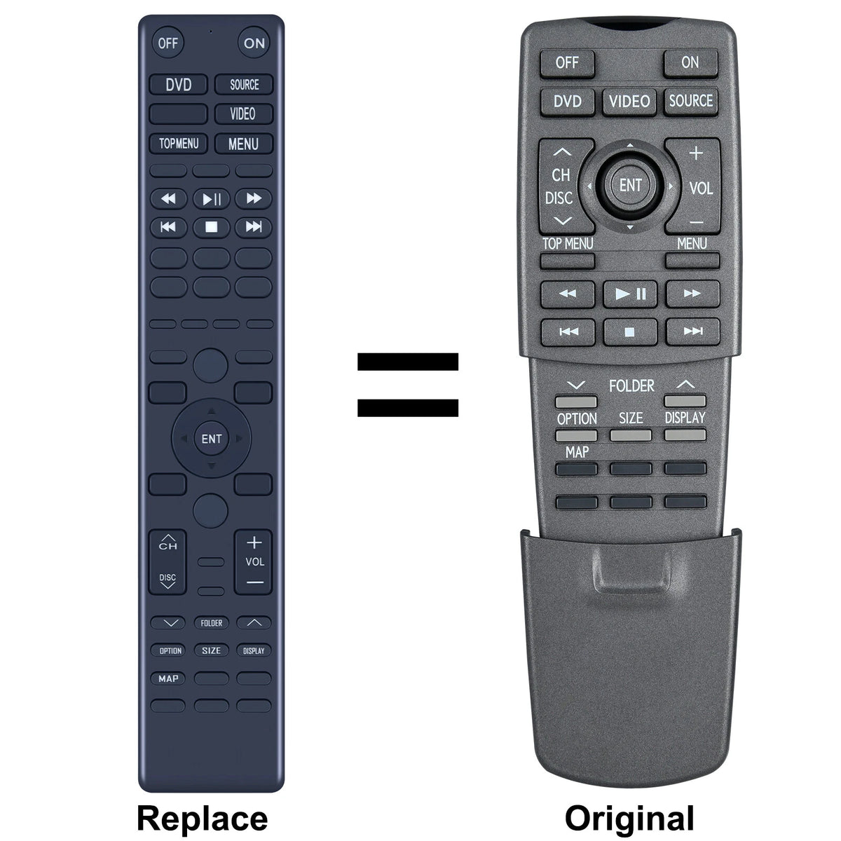 Remote Control For 2009 2010 2012 2013 Lexus LX570 Rear DVD Entertainment
