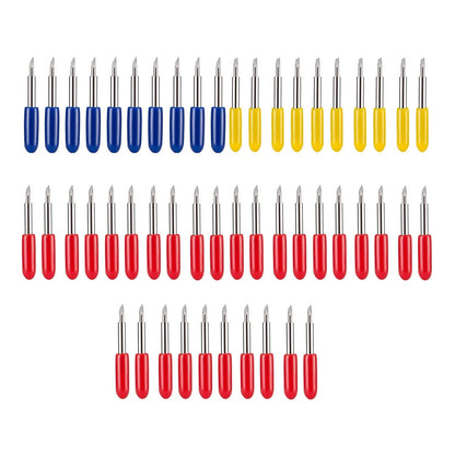 50Pcs 30°-60° Tungsten Steel Carbide Blade Roland Lettering Polished Kit