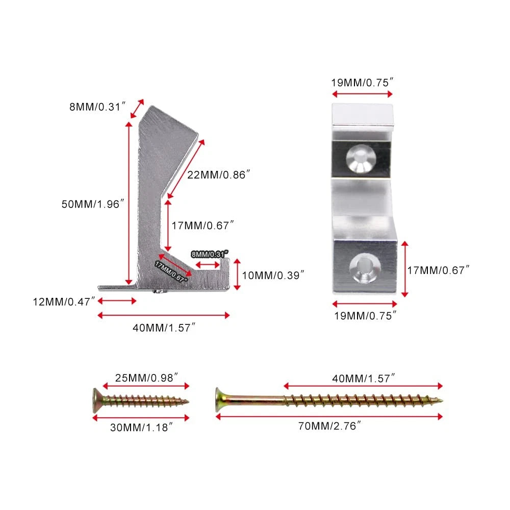 CNQLIS Squeaky Wood Relief Floor Repair Kit Can be Safely 5/8 inch, White