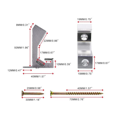 CNQLIS Squeaky Wood Relief Floor Repair Kit Can be Safely 5/8 inch, White