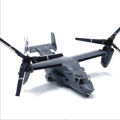 1:144 V22 Osprey Transport Helicopter Alloy Military Aircraft Model Plane Craft