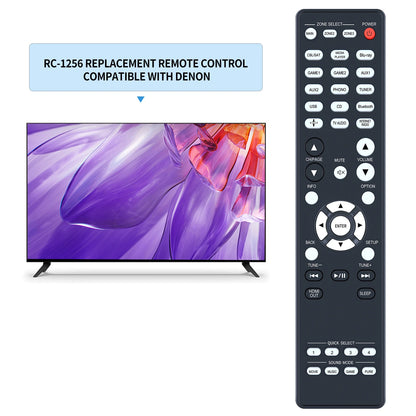 RC-1256 Remote Control For Denon AV Receiver AVR-X6800H