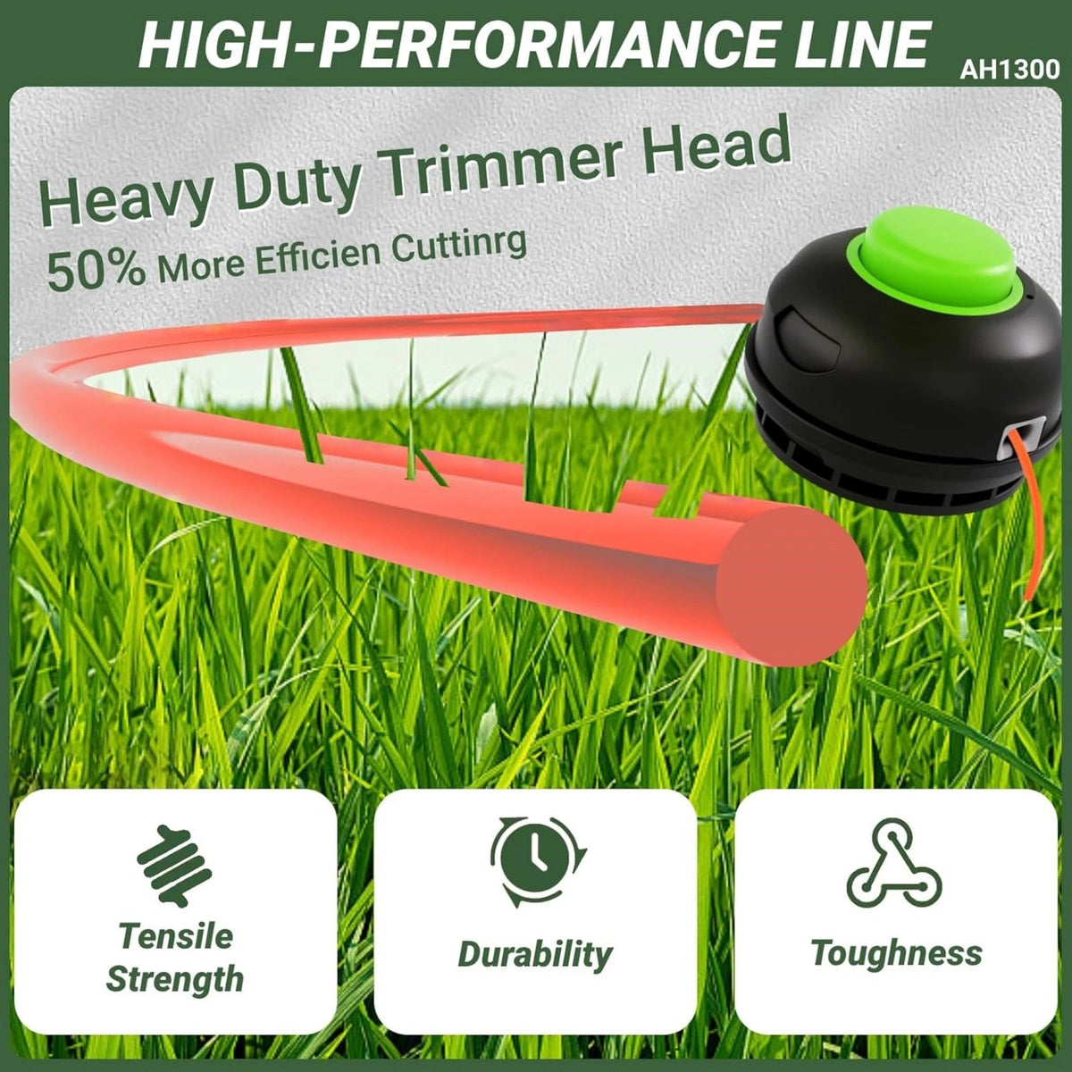 AH1300 String Head Assembly For EGO Power+ 15" Trimmer ST1500 ST1500F ST1502SA
