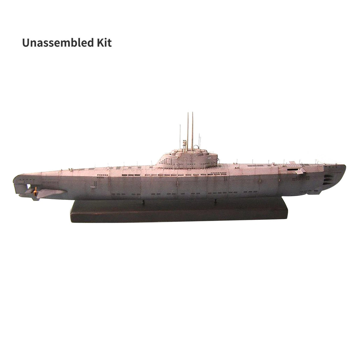 35cm 1:200 U-2536 U-boot Type XXI Submarine Paper Model Set DIY Model Kits