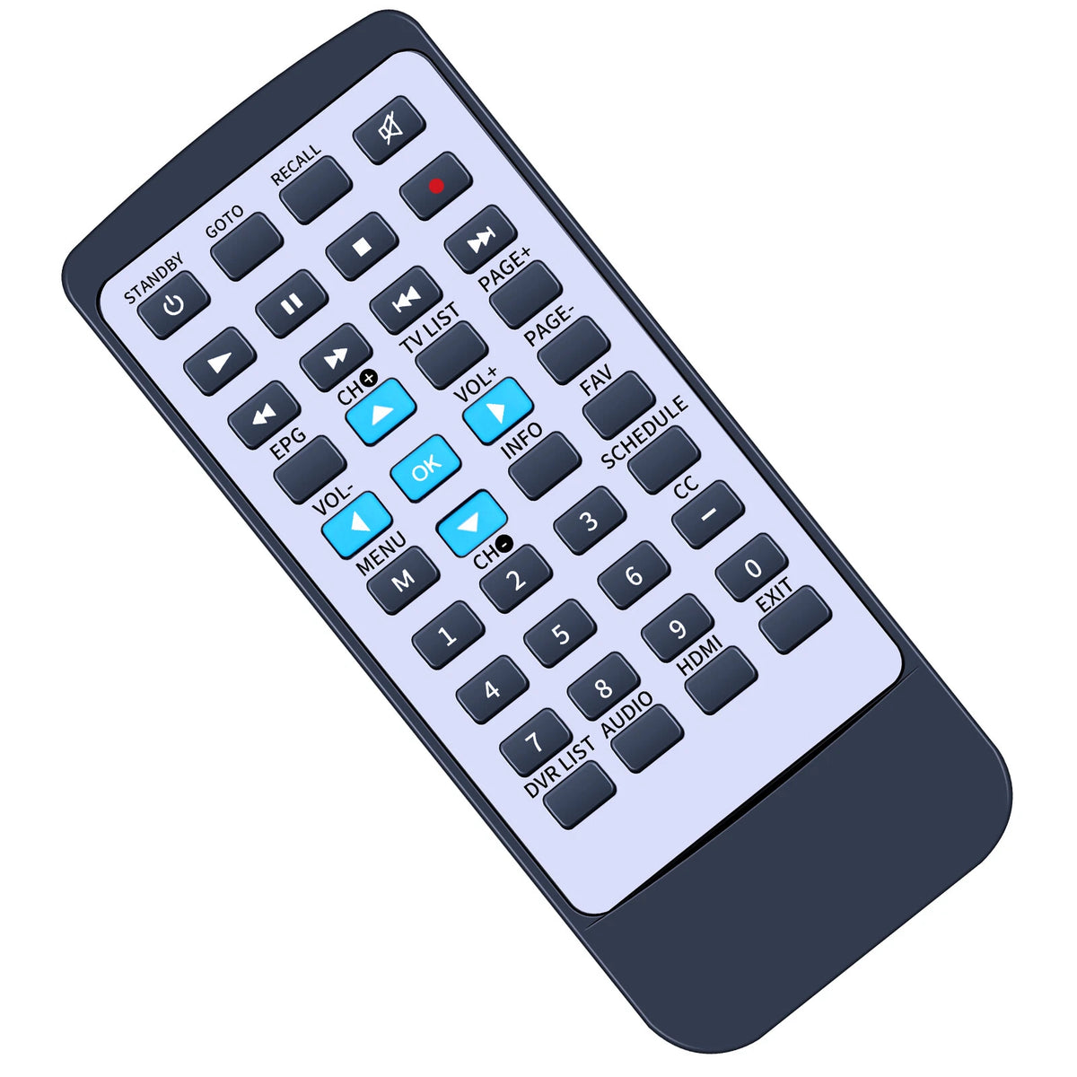 Replacement Remote Control For RCA DTA880 Digital TV Converter Box
