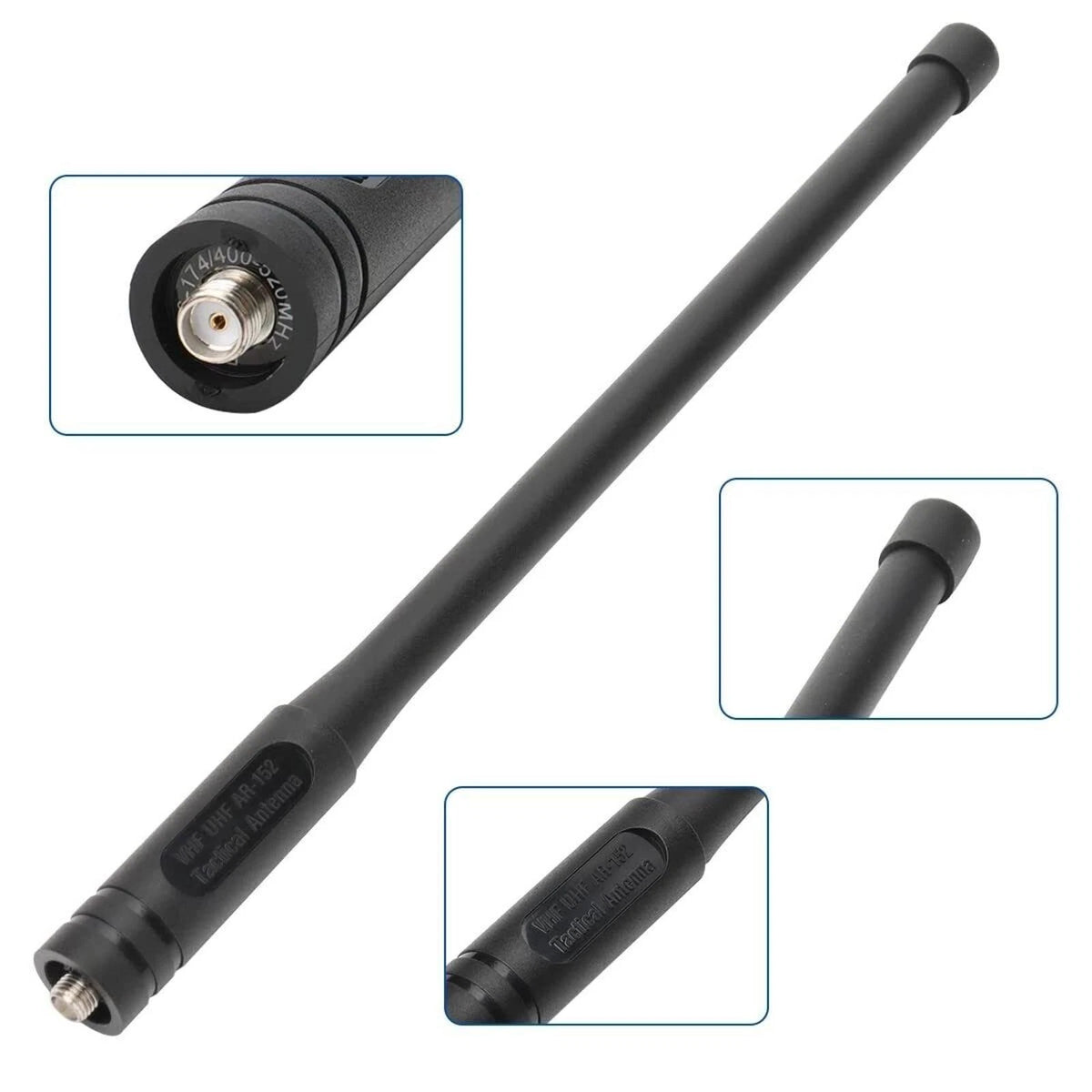 SMA-Female Tactical Antenna For BaoFeng AR-152 UV-5R Two Way Radio Accessories B