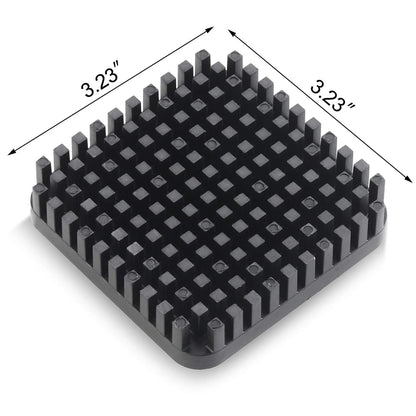 Star Foodservice 1028942 1/2-inch, Replacement Push Plate, Black