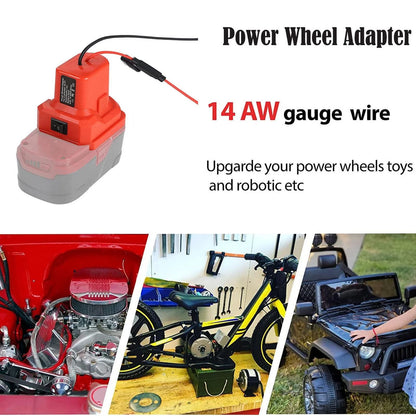 Power Wheels Adapter For Craftsman 19.2V Ni-MH Battery For Rc Toys Robotics
