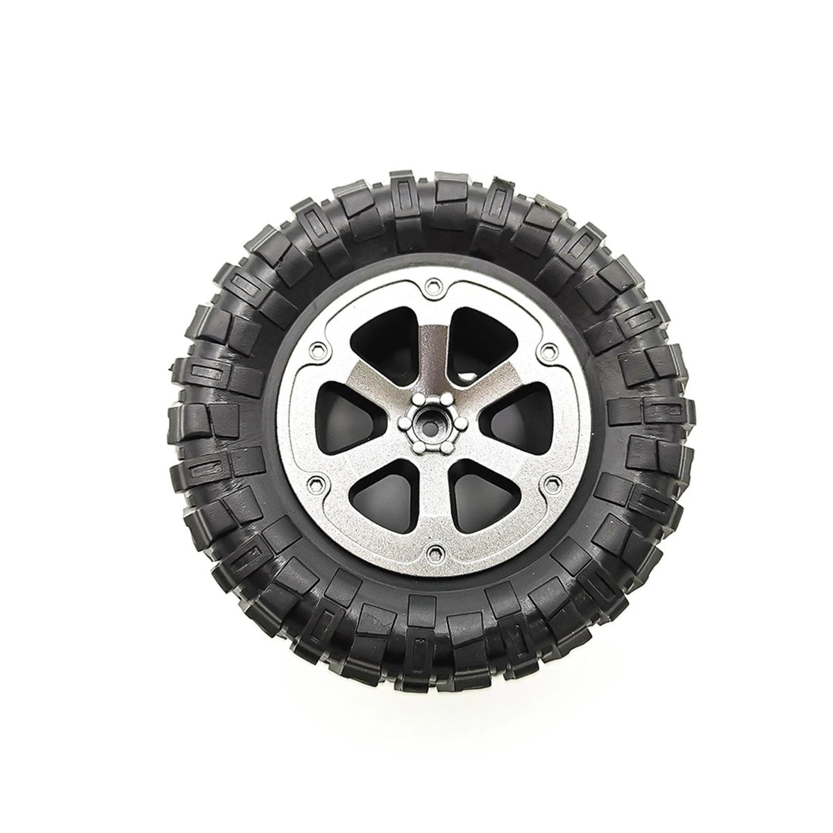 4x 73.8*32.4mm Rubber Wheel Tire Rim For WPL B16 B36 B-14 C14 1/16 RC Car Truck