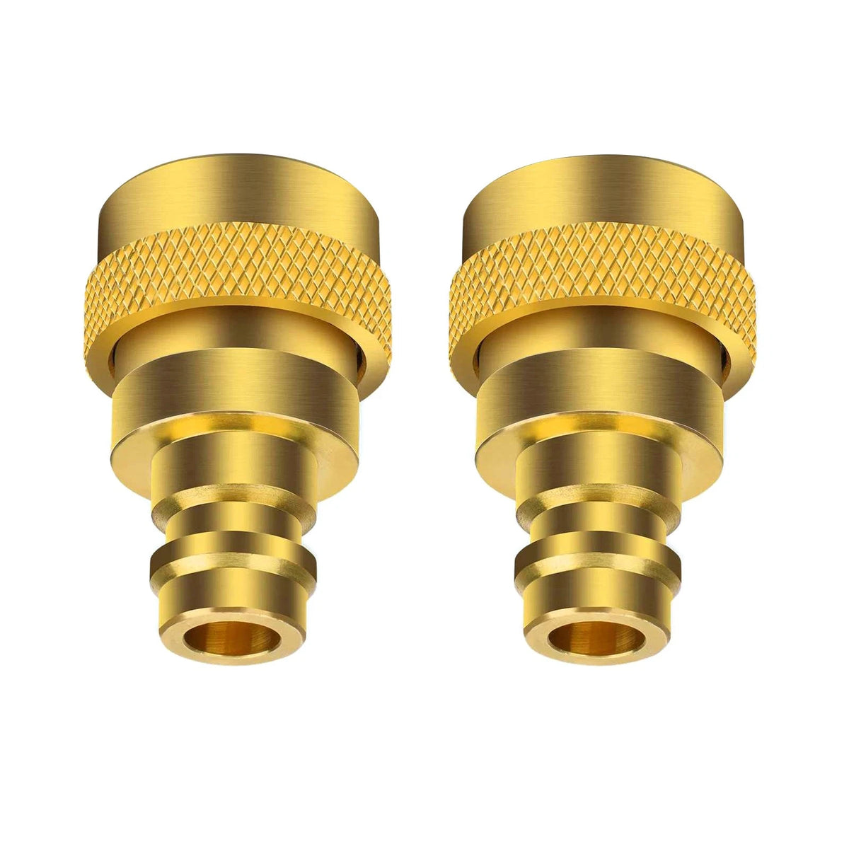 2 PCS Quick Couplers Brass R134A to R1234YF High Low Pressure Connector Part