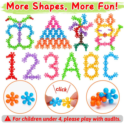 Kids Building STEM Toys for 3 4 5 6+ Year Old Boy Girl Small, Colorful